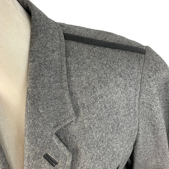 Vintage 1970s/80s Gucci 100% Wool Blazer and Skirt Suit Set Gray Size 46 - Picture 5 of 16